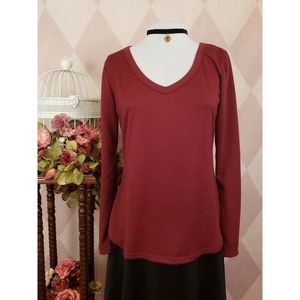 Rue 21 | Maroon Long Sleeve Top